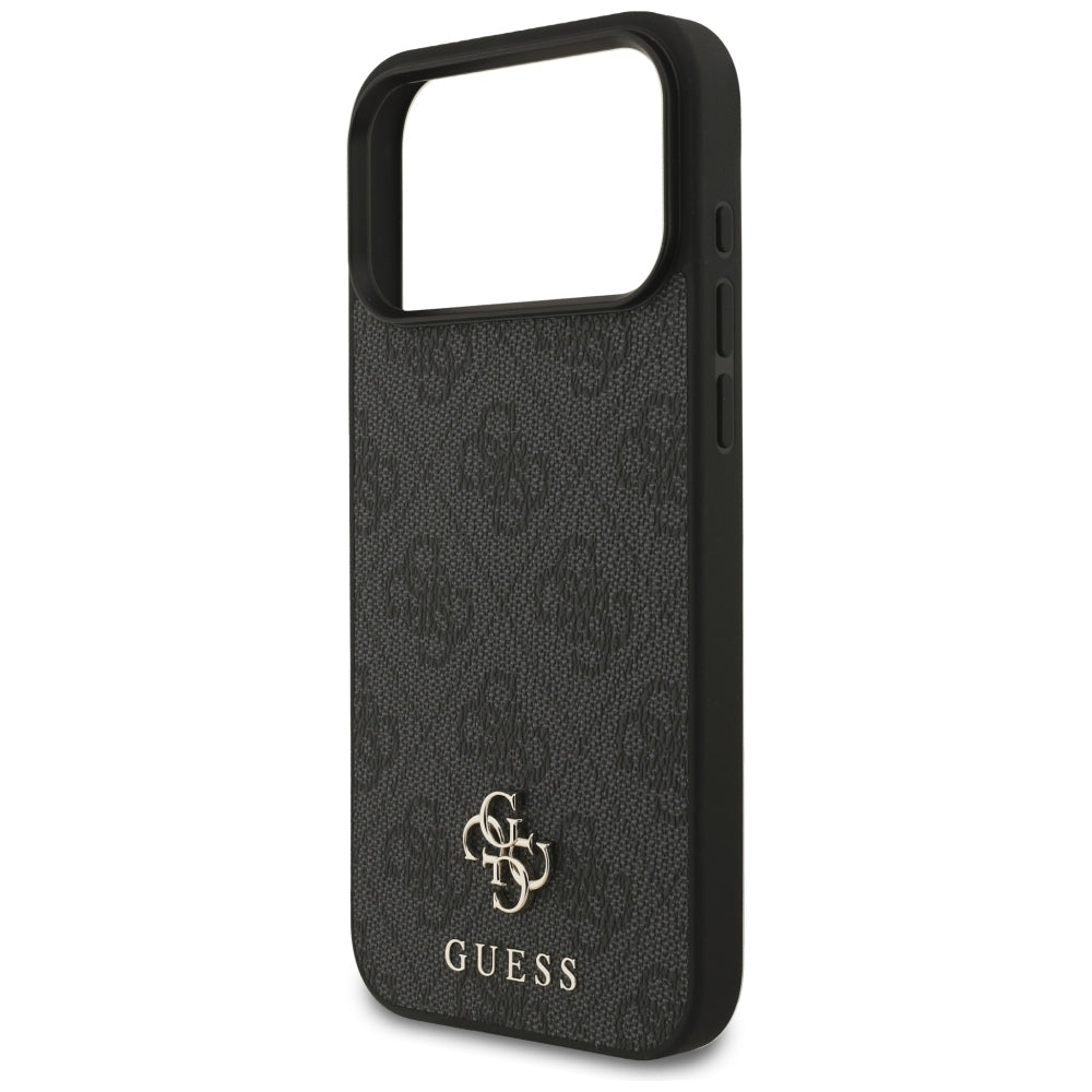 MagSafe-hoesje voor Apple iPhone 18 Pro Max / 17 Pro Max, Guess, 4G Small and Classic, Zwart