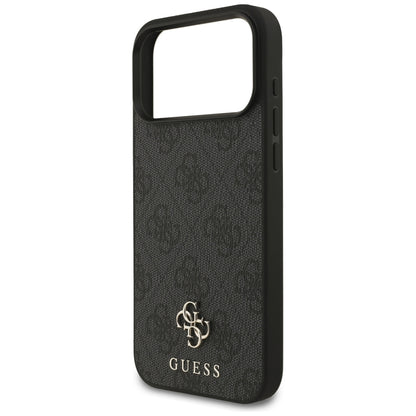 MagSafe-hoesje voor Apple iPhone 18 Pro Max / 17 Pro Max, Guess, 4G Small and Classic, Zwart