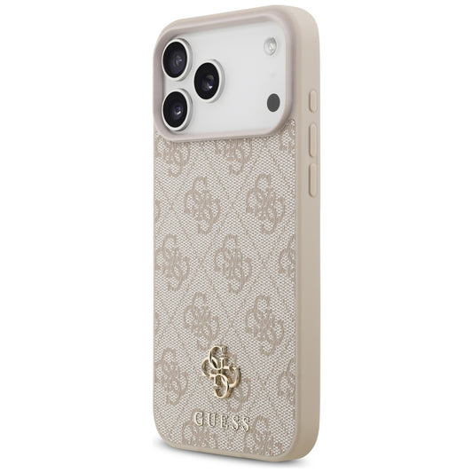 MagSafe-hoesje voor Apple iPhone 18 Pro Max / 17 Pro Max, Guess, 4G Small and Classic, Roze