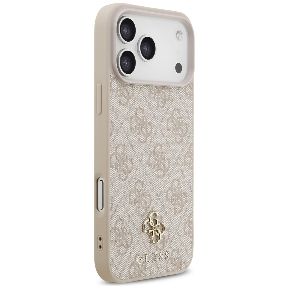 MagSafe-hoesje voor Apple iPhone 18 Pro Max / 17 Pro Max, Guess, 4G Small and Classic, Roze