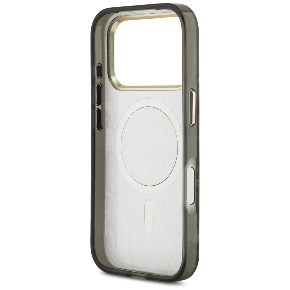 MagSafe-hoesje voor Apple iPhone 18 Pro Max / 17 Pro Max, Guess, Python Pattern, zwart