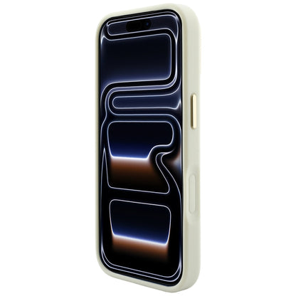 MagSafe-hoesje voor Apple iPhone 18 Pro Max / 17 Pro Max, Guess, Saffiano Peony Hot Stamp, Beige