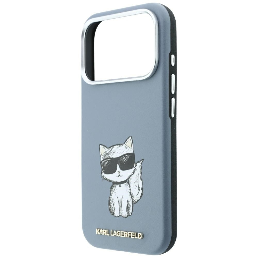 MagSafe-hoesje voor Apple iPhone 18 Pro Max / 17 Pro Max, Karl Lagerfeld, Choupette Sketch, Blauw