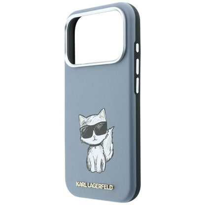 MagSafe-hoesje voor Apple iPhone 18 Pro Max / 17 Pro Max, Karl Lagerfeld, Choupette Sketch, Blauw