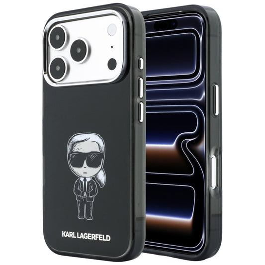 MagSafe-hoes voor Apple iPhone 18 Pro Max / 17 Pro Max, Karl Lagerfeld, HC IML Ikonik Sketch Print, Zwart
