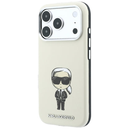 MagSafe-hoesje voor Apple iPhone 18 Pro Max / 17 Pro Max, Karl Lagerfeld, Ikonik Sketch, Beige