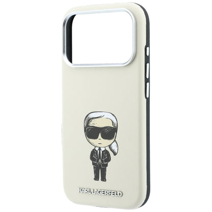 MagSafe-hoesje voor Apple iPhone 18 Pro Max / 17 Pro Max, Karl Lagerfeld, Ikonik Sketch, Beige