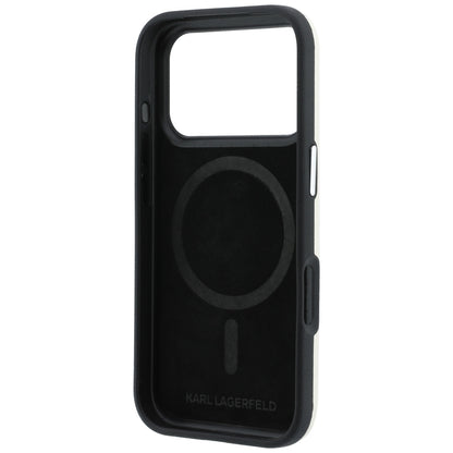 MagSafe-hoesje voor Apple iPhone 18 Pro Max / 17 Pro Max, Karl Lagerfeld, Ikonik Sketch, Beige