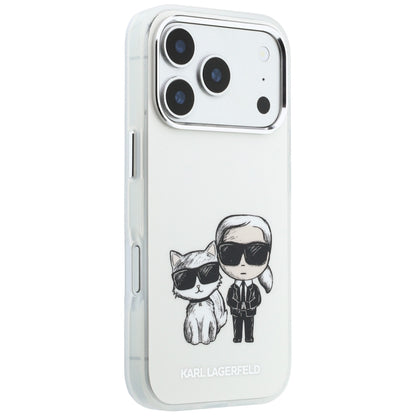 MagSafe-hoes voor Apple iPhone 18 Pro Max / 17 Pro Max, Karl Lagerfeld, IML KC Bodies Sketch Print, Beige