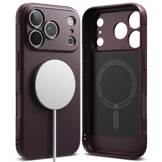 MagSafe-hoesje voor Apple iPhone 18 Pro Max / 17 Pro Max, Ringke, Onyx, donker bordeauxrood