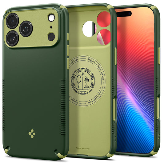 MagSafe-hoesje voor Apple iPhone 18 Pro Max / 17 Pro Max, Spigen, Caseology Nano Pop Hybrid, Groen ACS12139
