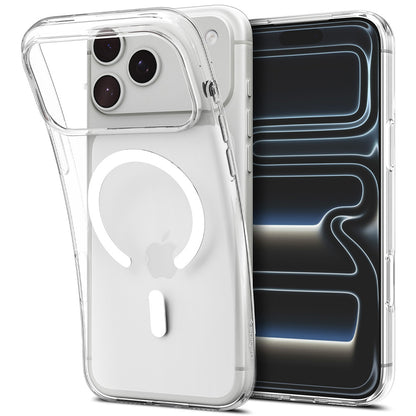 MagSafe-hoesje voor Apple iPhone 18 Pro Max / 17 Pro Max, Spigen, Liquid Crystal, Transparant Wit ACS12143
