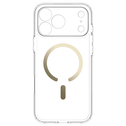 MagSafe-hoes voor Apple iPhone 18 Pro Max / 17 Pro Max, Spigen, Ultra Hybrid, Transparant Goud ACS12120