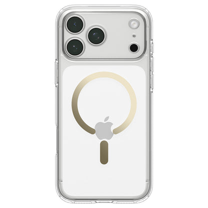 MagSafe-hoes voor Apple iPhone 18 Pro Max / 17 Pro Max, Spigen, Ultra Hybrid, Transparant Goud ACS12120
