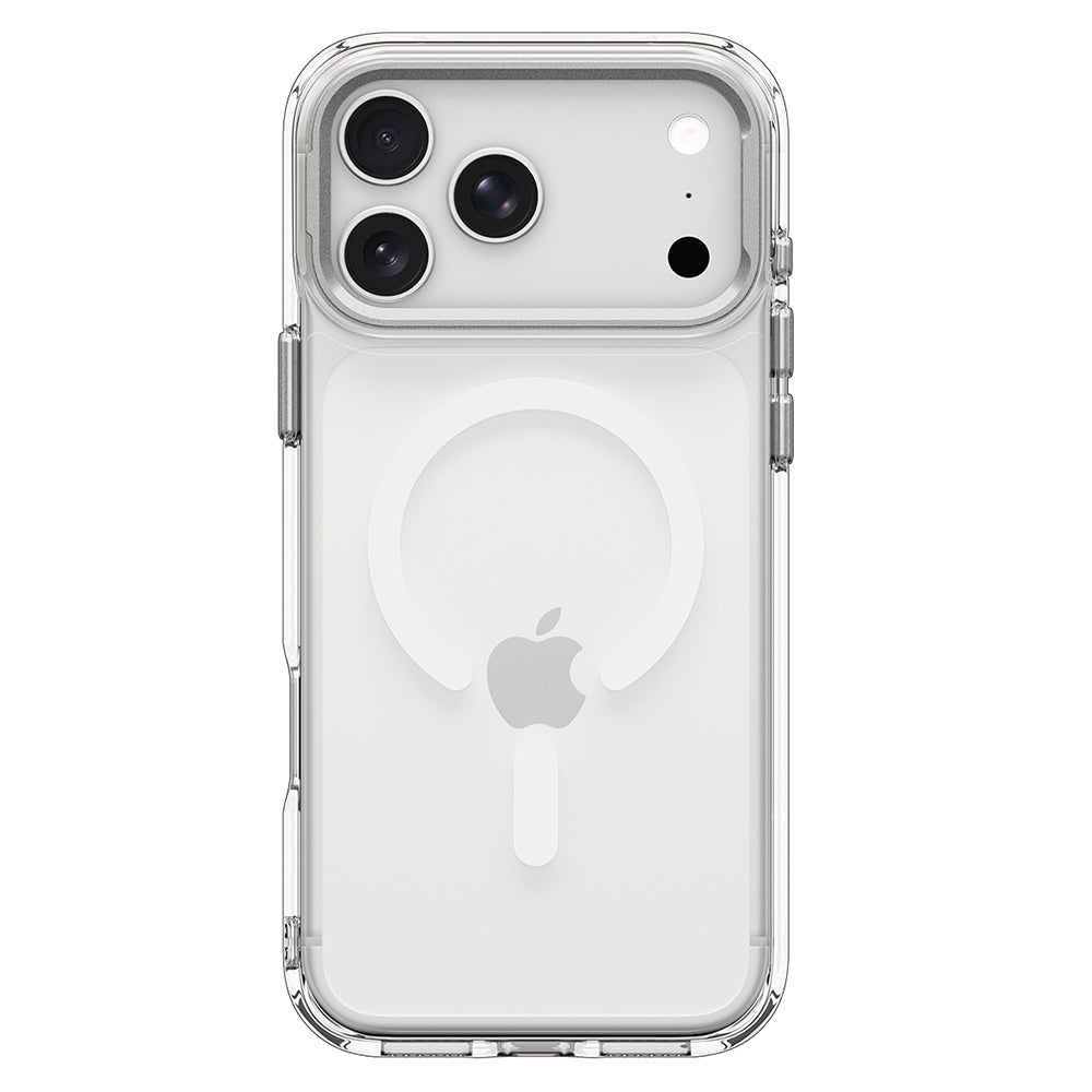MagSafe Case for Apple iPhone 18 Pro Max / 17 Pro Max, Spigen, Ultra Hybrid Optik S, Transparent Silver ACS11908