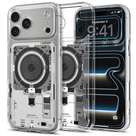 MagSafe-hoesje voor Apple iPhone 18 Pro Max / 17 Pro Max, Spigen, Ultra Hybrid Neo One, Transparant ACS12129
