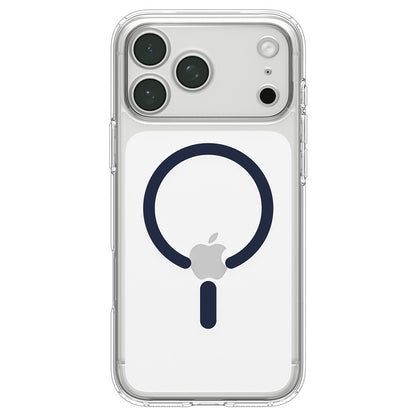 MagSafe-hoes voor Apple iPhone 18 Pro Max / 17 Pro Max, Spigen, Ultra Hybrid, Transparant Marineblauw ACS12121