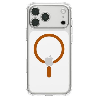 MagSafe-hoes voor Apple iPhone 18 Pro Max / 17 Pro Max, Spigen, Ultra Hybrid, Transparant Oranje ACS12122