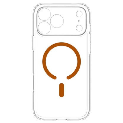 MagSafe-hoes voor Apple iPhone 18 Pro Max / 17 Pro Max, Spigen, Ultra Hybrid, Transparant Oranje ACS12122