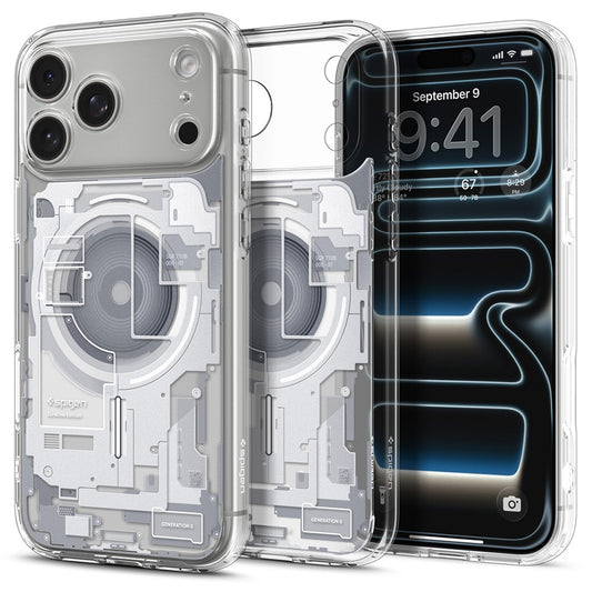 MagSafe-hoes voor Apple iPhone 18 Pro Max / 17 Pro Max, Spigen, Ultra Hybrid Zero One, Wit ACS12126