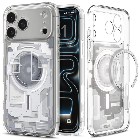 MagSafe-hoes voor Apple iPhone 18 Pro Max / 17 Pro Max, Spigen, Ultra Hybrid Zero One, Wit ACS12126