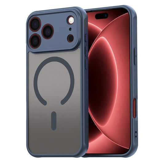 MagSafe-hoesje voor Apple iPhone 18 Pro Max / 17 Pro Max, Techsuit, HaloFrost II, Marineblauw