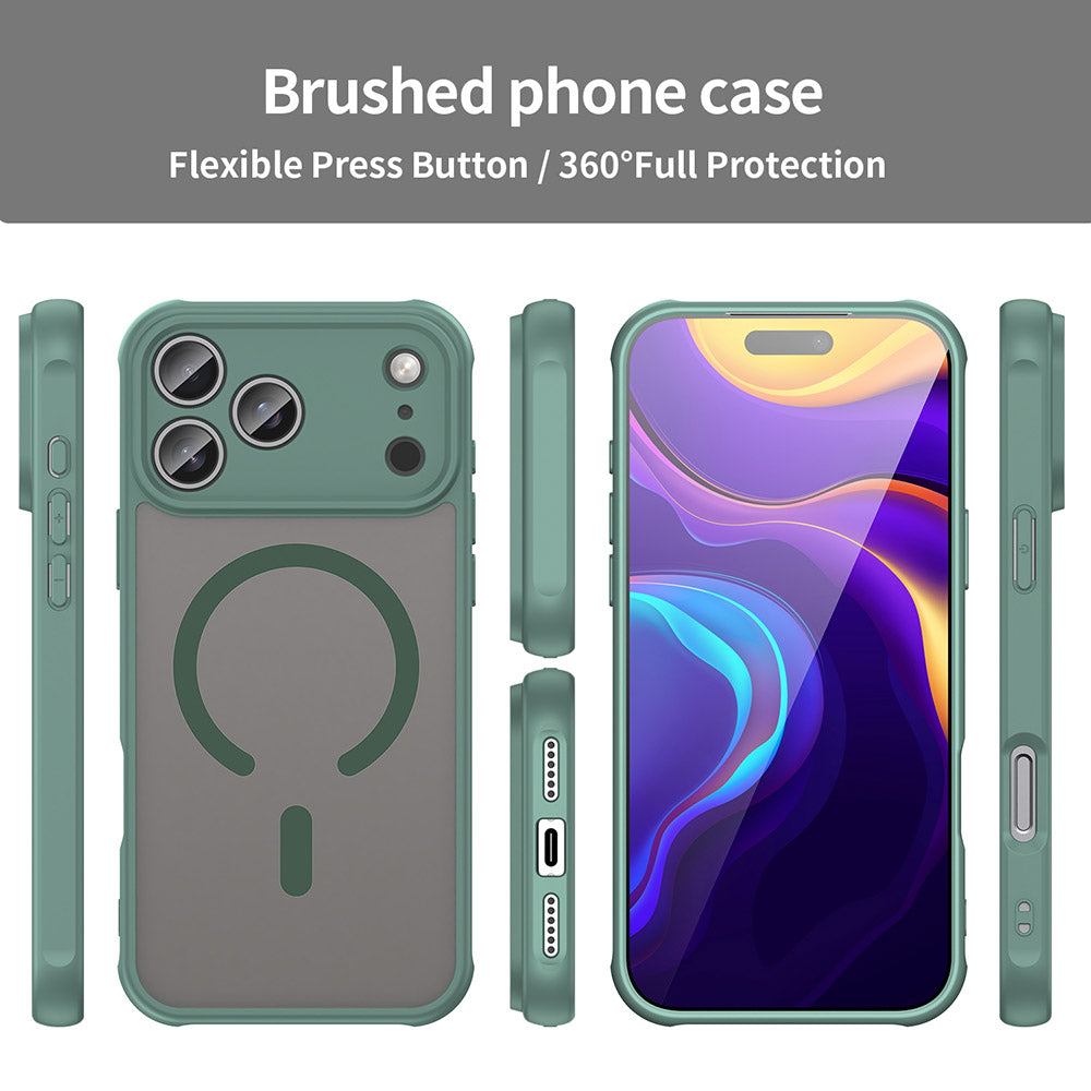 MagSafe-hoesje voor Apple iPhone 18 Pro Max / 17 Pro Max, Techsuit, HaloFrost II, Groen
