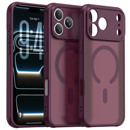 MagSafe-hoesje voor Apple iPhone 18 Pro Max / 17 Pro Max, Techsuit, HaloFrost II, Donkerrood
