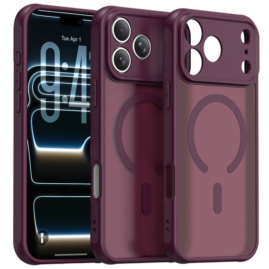 MagSafe-hoesje voor Apple iPhone 18 Pro Max / 17 Pro Max, Techsuit, HaloFrost II, Donkerrood