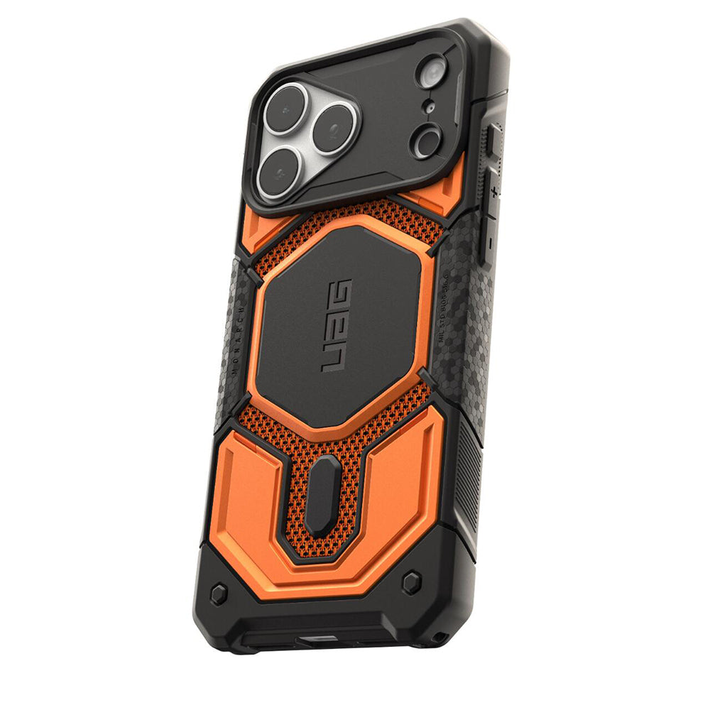 MagSafe-hoes voor Apple iPhone 18 Pro Max / 17 Pro Max, Urban Armor Gear, Monarch Pro Kevlar, Oranje