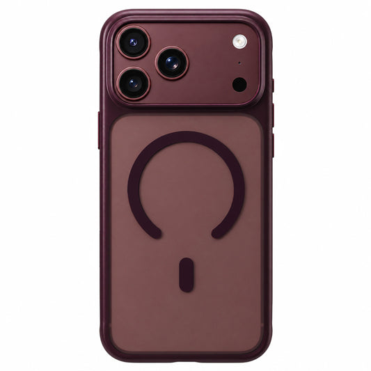 MagSafe-hoesje voor Apple iPhone 18 Pro Max, Blueo, APE Anti-Drop, bordeauxrood