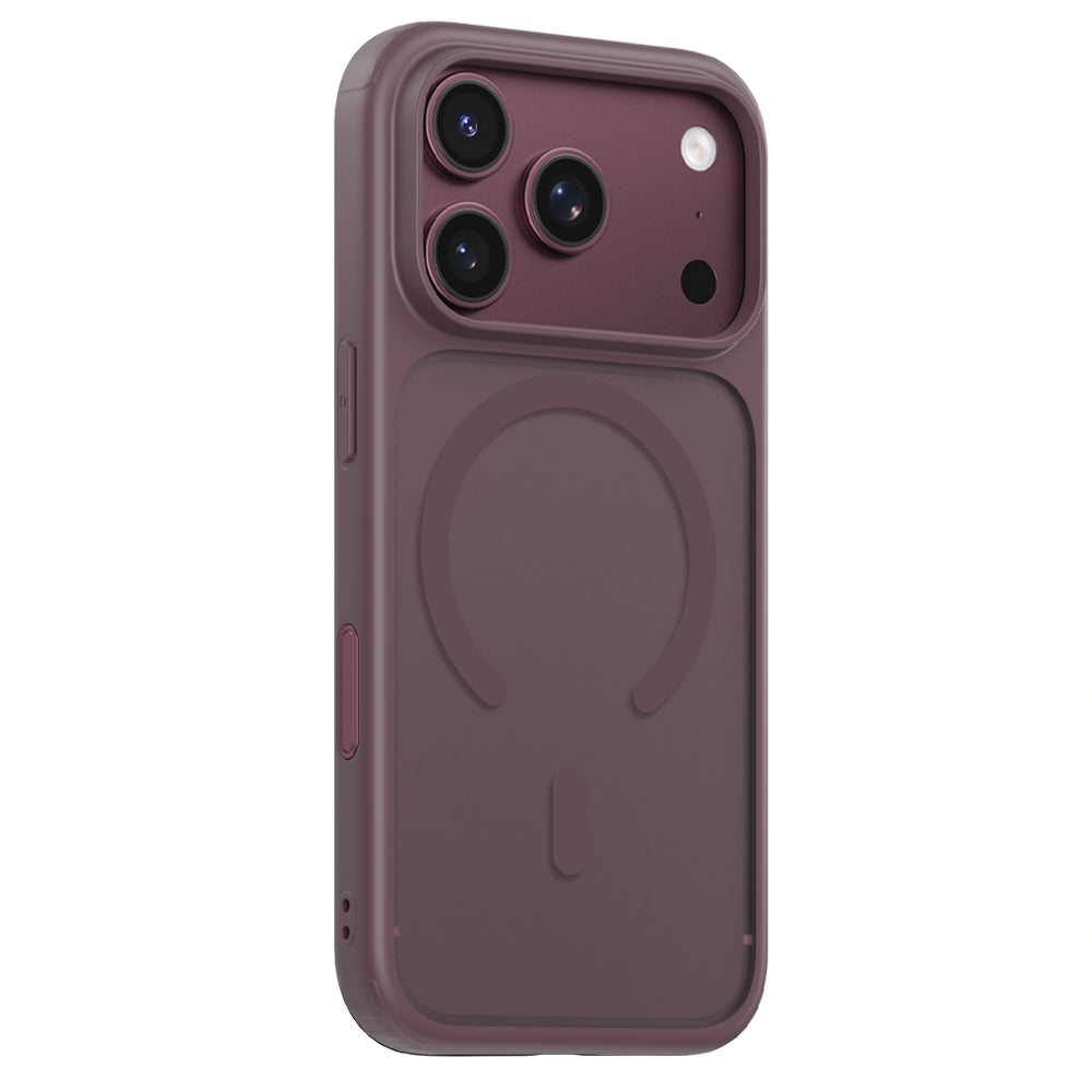 MagSafe-hoesje voor Apple iPhone 18 Pro Max, Blueo, APE Anti-Drop, bordeauxrood