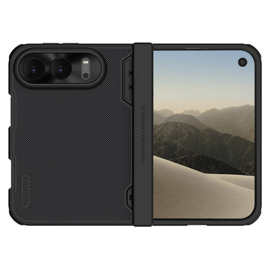 MagSafe-hoesje voor Apple iPhone Duo, Nillkin Super Frosted Shield, satijnzwart