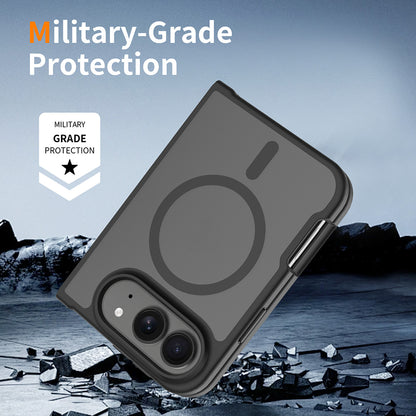 MagSafe-hoesje voor Apple iPhone Duo, Techsuit, PureFrost, satijnzwart