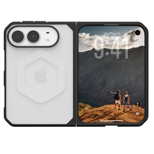 MagSafe Case for Apple iPhone Duo, Urban Armor Gear, Mouve, Transparent
