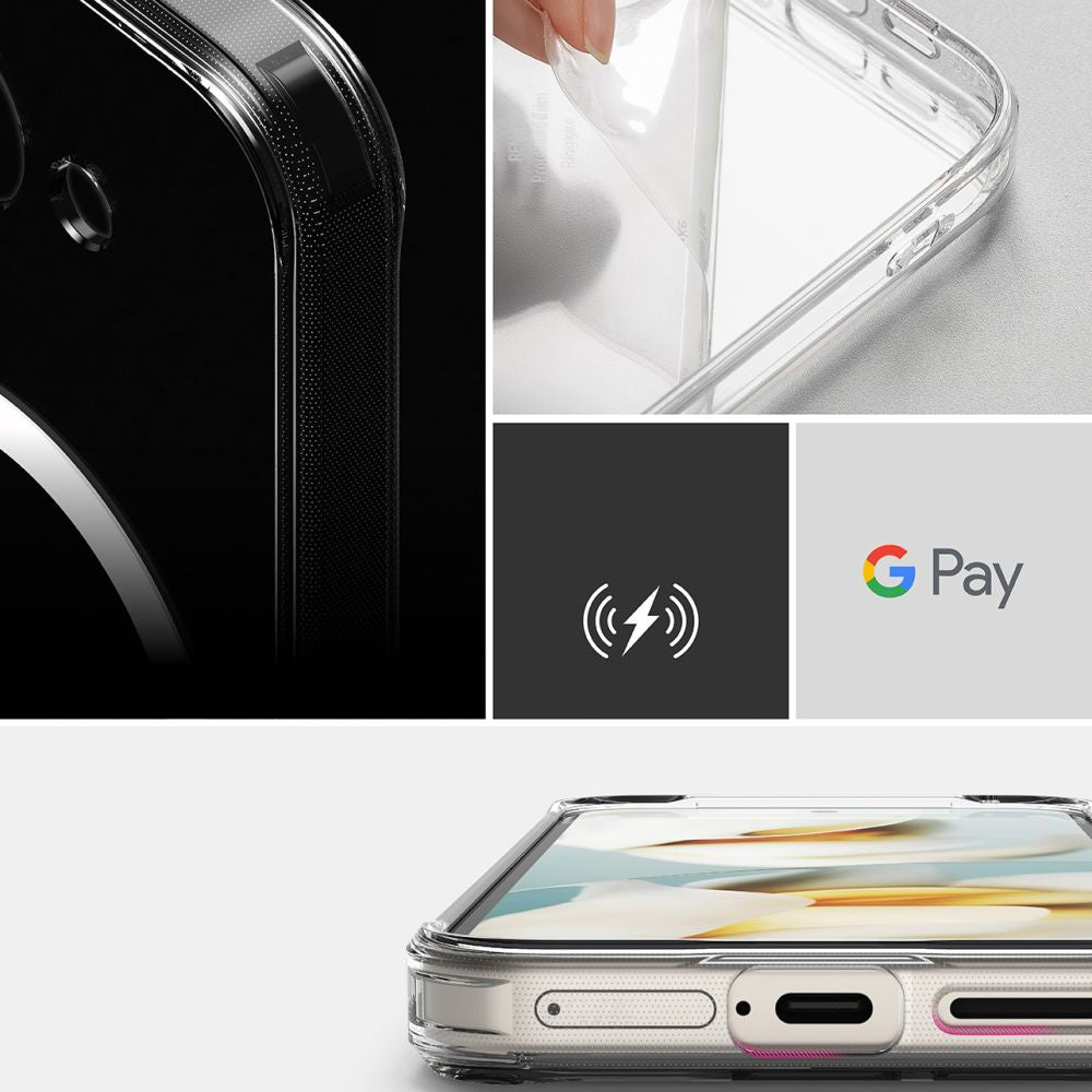 MagSafe Case for Google Pixel 9a, Ringke, Fusion, Transparent