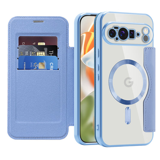 MagSafe-hoes voor Google Pixel 10 Pro XL, Techsuit, SmartMag Book, Blauw
