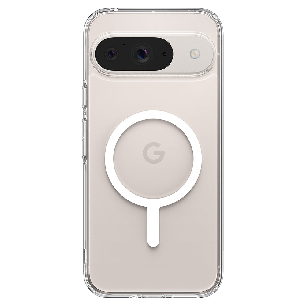 MagSafe Case for Google Pixel 9 / 9 Pro, Spigen, Ultra Hybrid Metal Ring, Transparent ACS07686