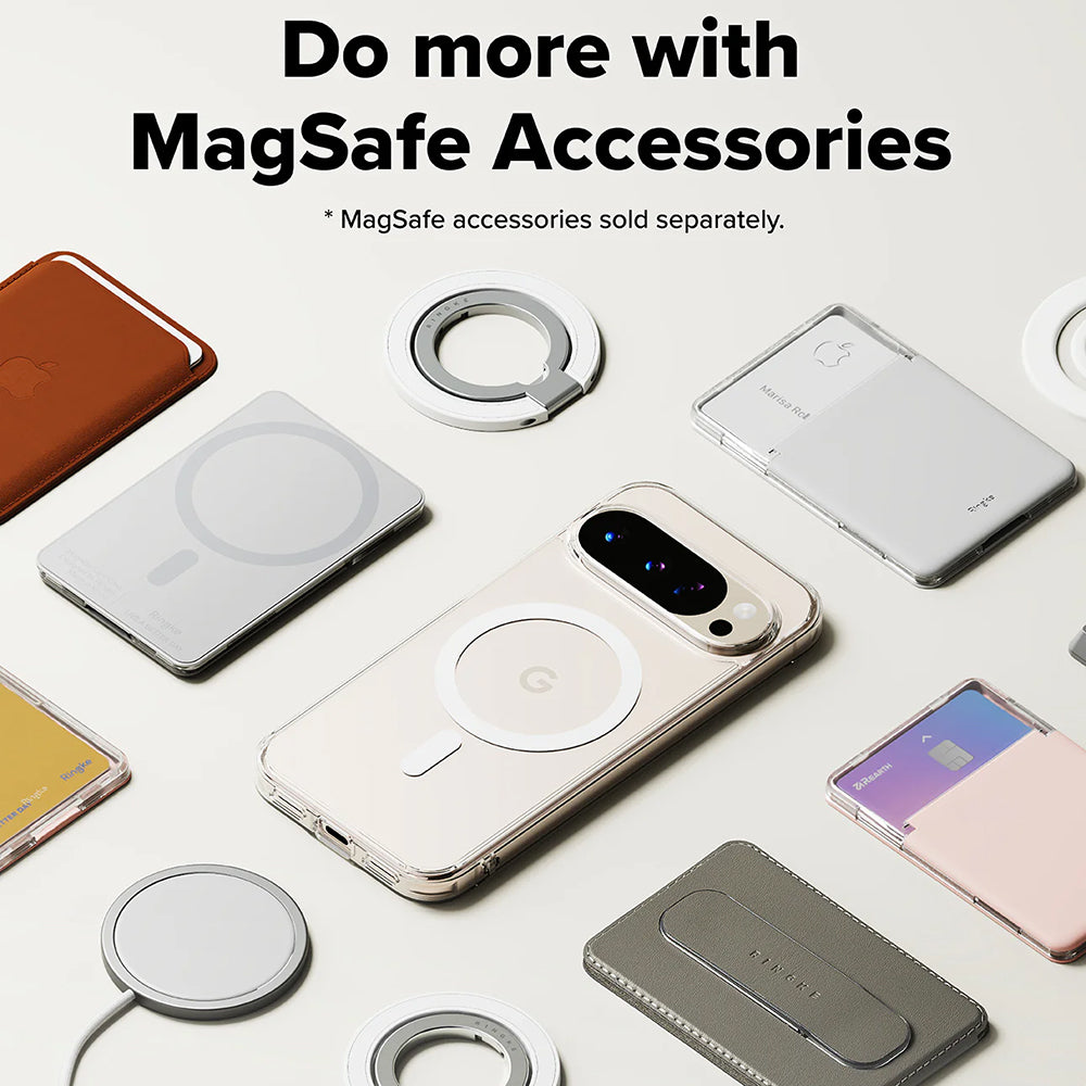 MagSafe-hoes voor Google Pixel 10 Pro / 10, Ringke, Fusion, Transparant