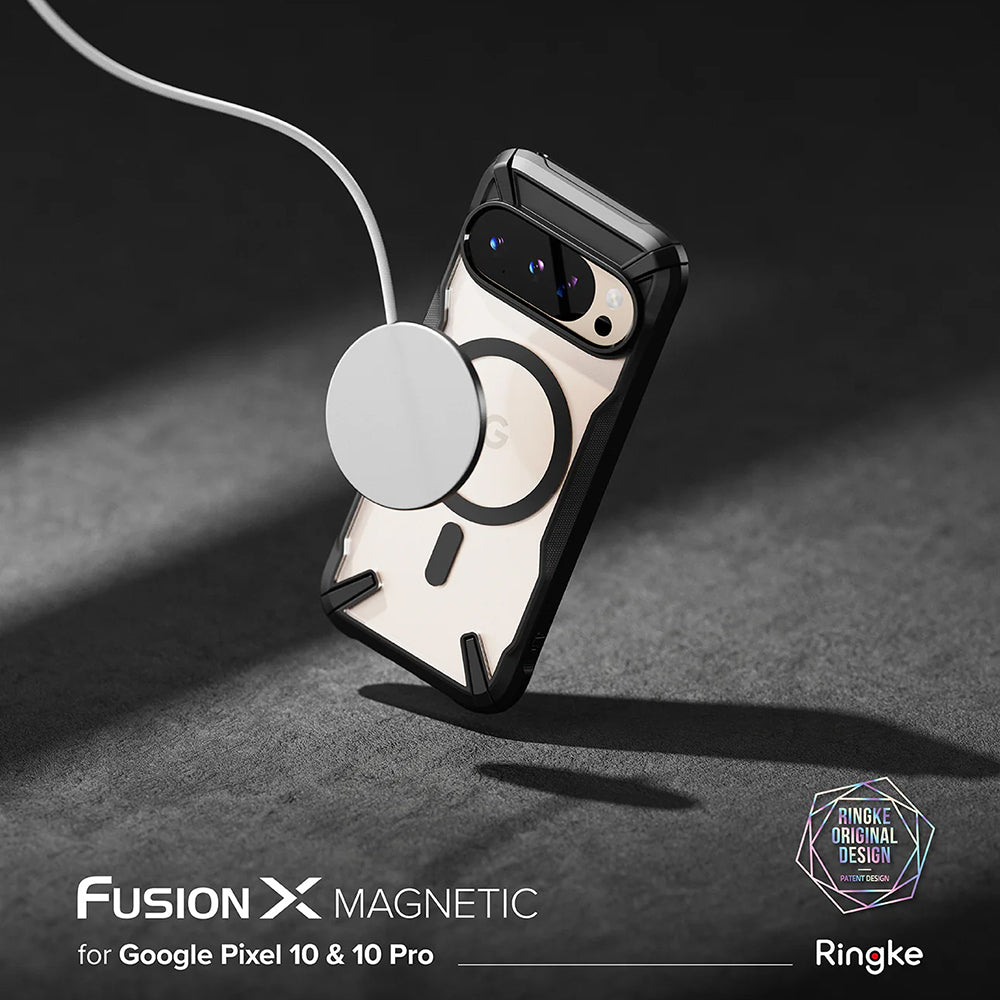 MagSafe Case for Google Pixel 10 Pro / 10, Ringke, Fusion X, Black