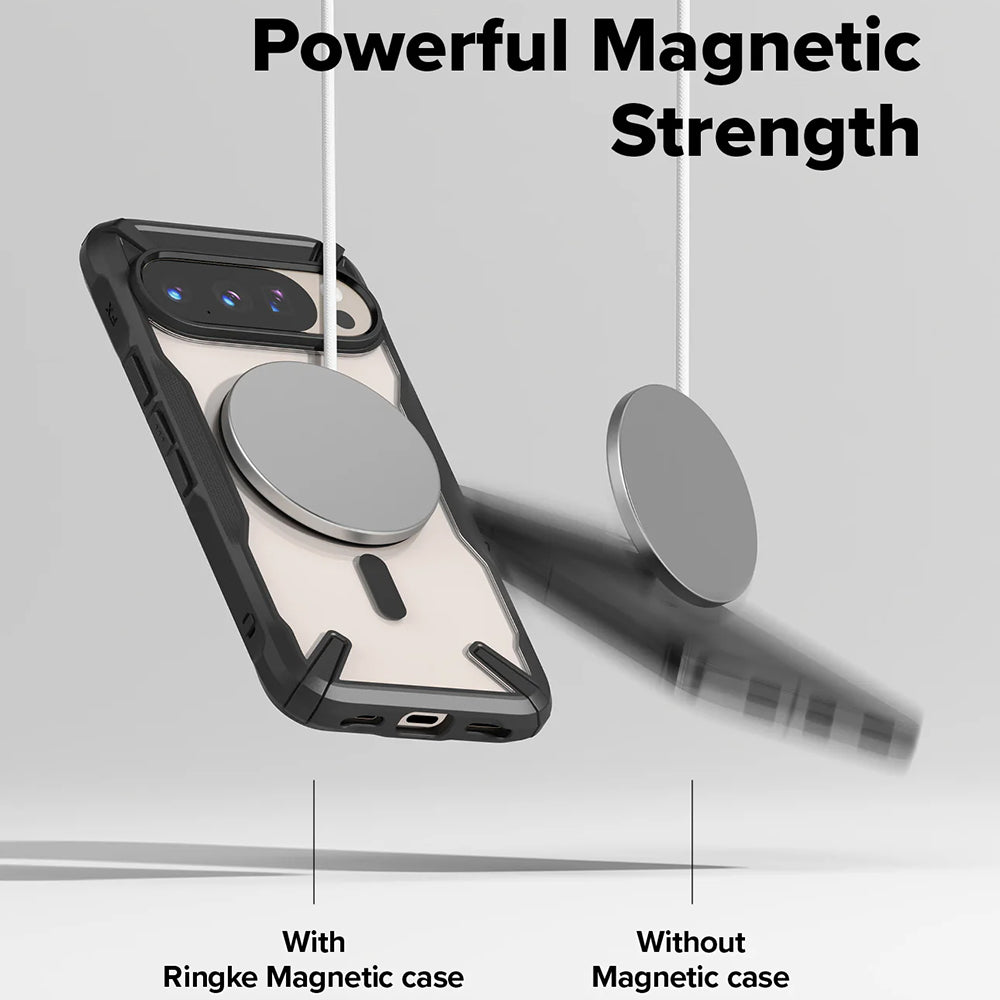 MagSafe Case for Google Pixel 10 Pro / 10, Ringke, Fusion X, Black
