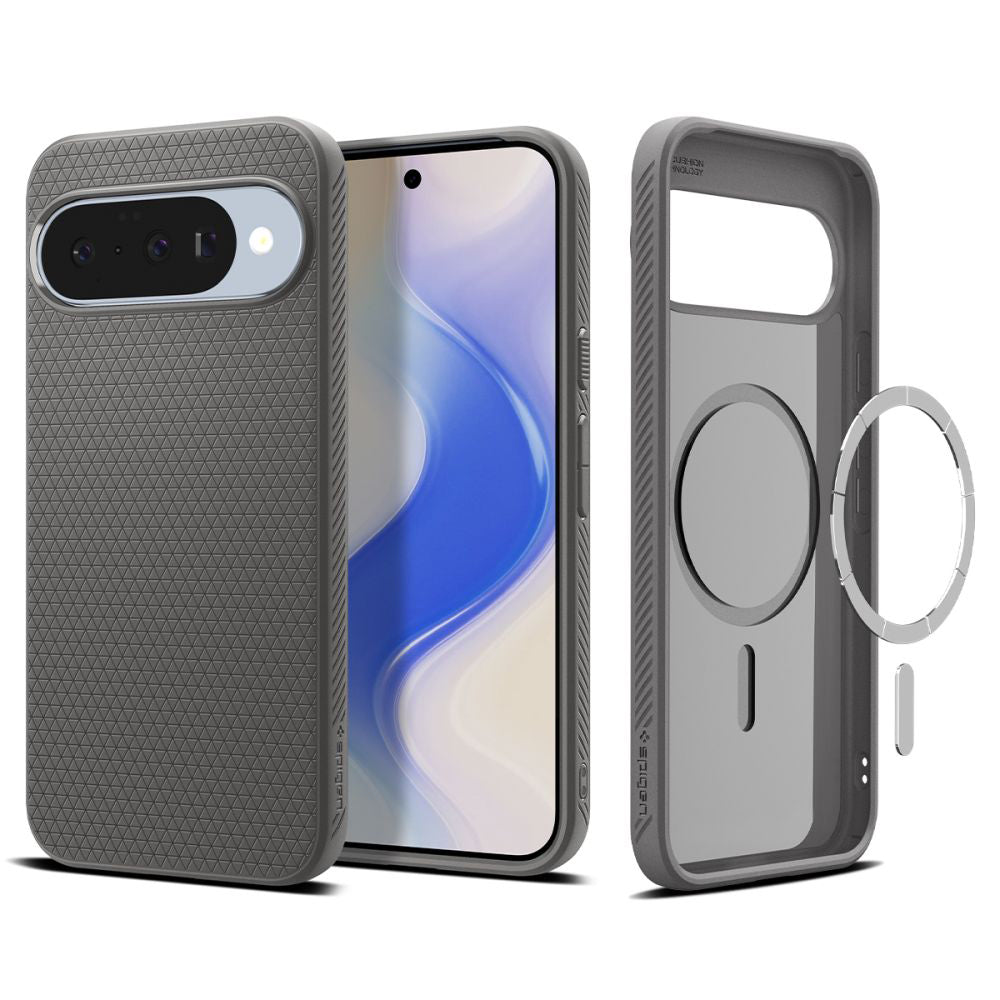 MagSafe-hoesje voor Google Pixel 10 Pro / 10, Spigen, Liquid Air, Grijs ACS09697