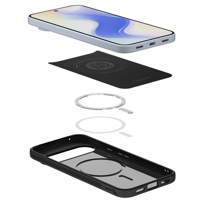 MagSafe-hoesje voor Google Pixel 10 Pro / 10, Spigen, Liquid Air, Mat Zwart ACS09695
