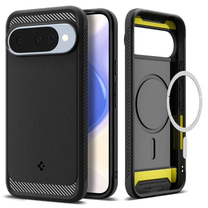 MagSafe-hoesje voor Google Pixel 10 Pro / 10, Spigen, Rugged Armor, Mat Zwart ACS09698