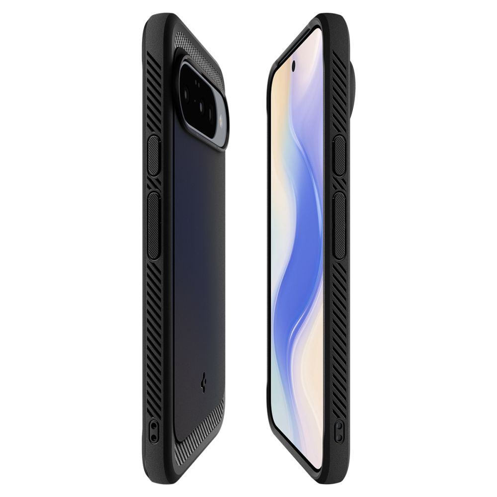MagSafe-hoesje voor Google Pixel 10 Pro / 10, Spigen, Rugged Armor, Mat Zwart ACS09698