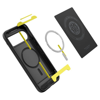 MagSafe-hoesje voor Google Pixel 10 Pro / 10, Spigen, Rugged Armor, Mat Zwart ACS09698