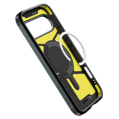 MagSafe hoesje voor Google Pixel 10 Pro / 10, Spigen, Tough Armor, Groen ACS09707