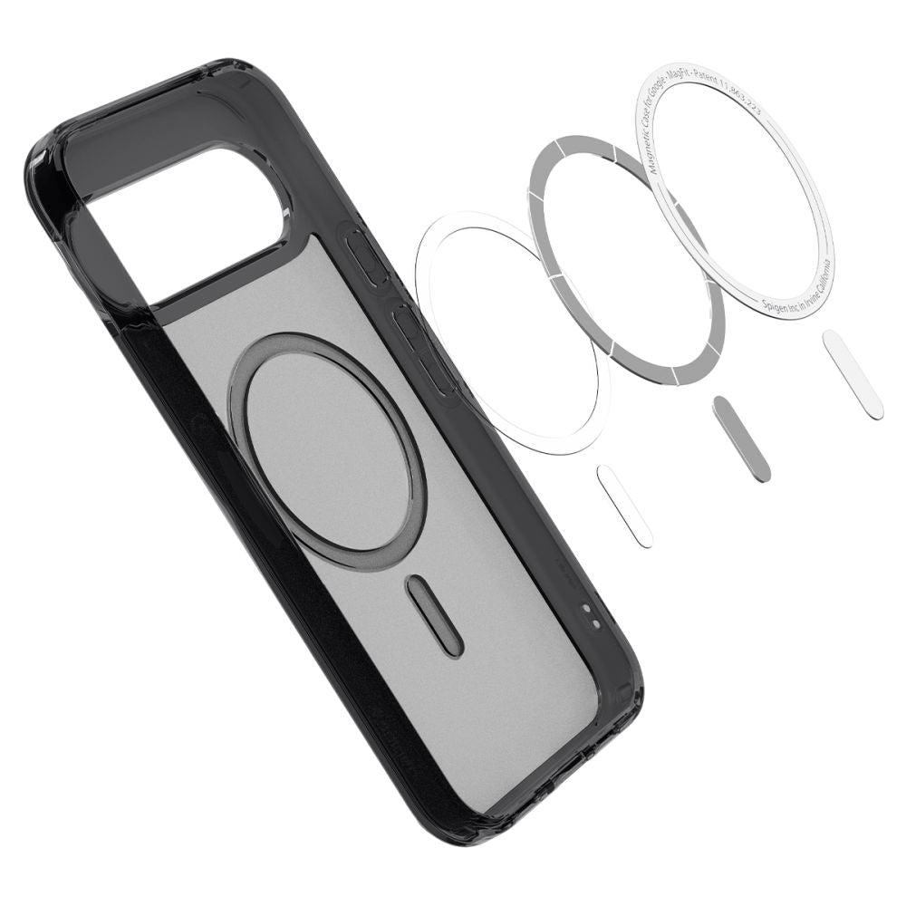 MagSafe hoesje voor Google Pixel 10 Pro / 10, Spigen, Ultra Hybrid, Satijnzwart ACS09703