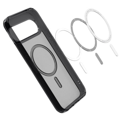 MagSafe hoesje voor Google Pixel 10 Pro / 10, Spigen, Ultra Hybrid, Satijnzwart ACS09703