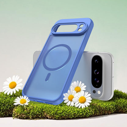 MagSafe Case for Google Pixel 10 Pro, Techsuit, HaloFrost II, Blue